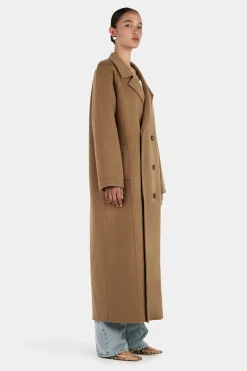 Matthews Wool Coat Tan