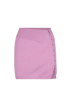Minogue Knit Mini Skirt Lilac