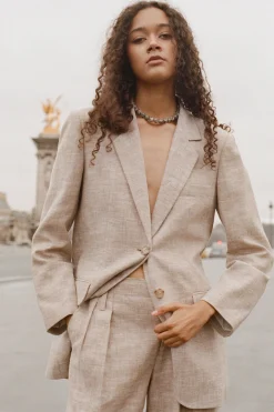 Montana Oversize Blazer Latte