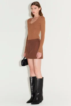 Murphey Knit Top Cocoa Butter