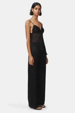 Nash Silk Pant Black
