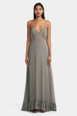 Nicks Gown Dusty Olive