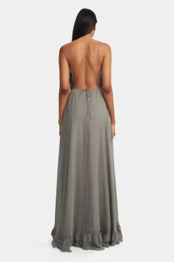 Nicks Gown Dusty Olive