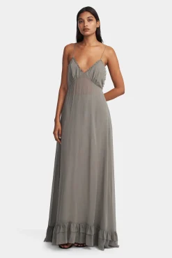 Nicks Gown Dusty Olive