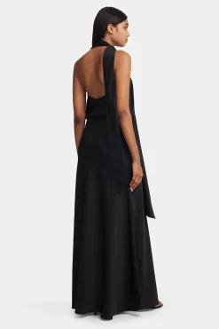 Nova Maxi Skirt Black