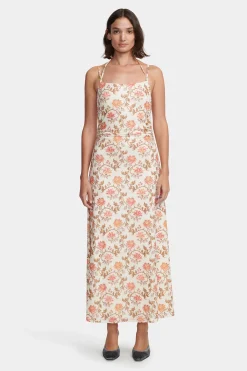 Odessa Maxi Dress Cream Wallpaper