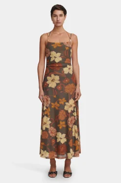 Odessa Maxi Dress Moss Floral
