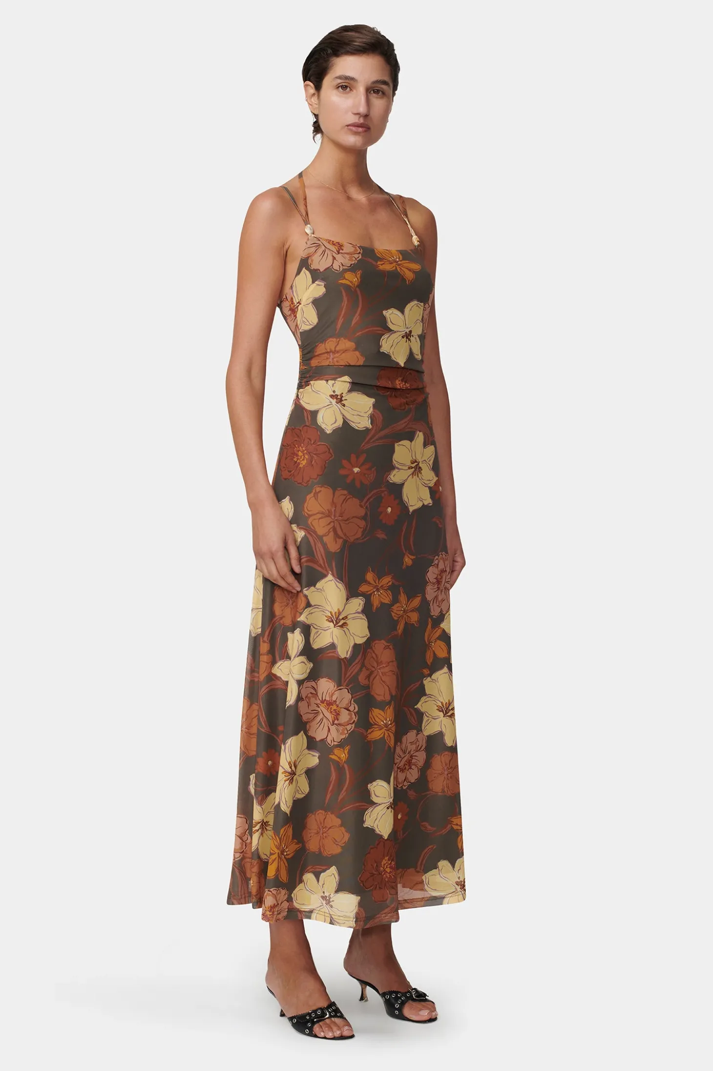 Odessa Maxi Dress Moss Floral