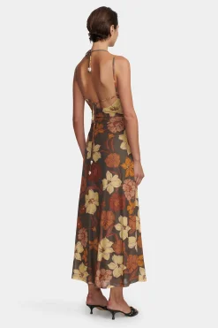Odessa Maxi Dress Moss Floral