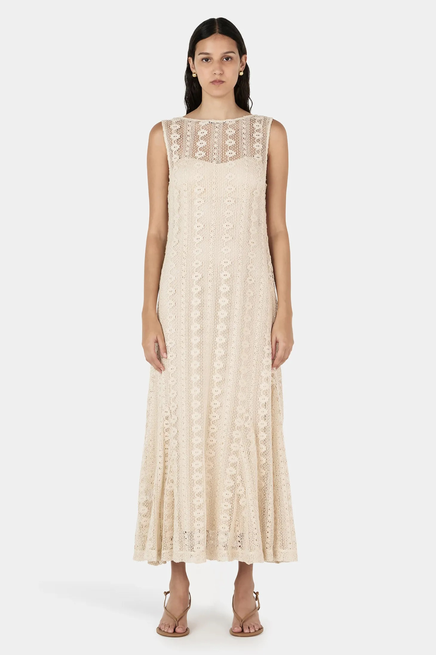 Olive Midi Dress Natural