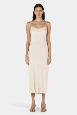 Olive Midi Dress Natural