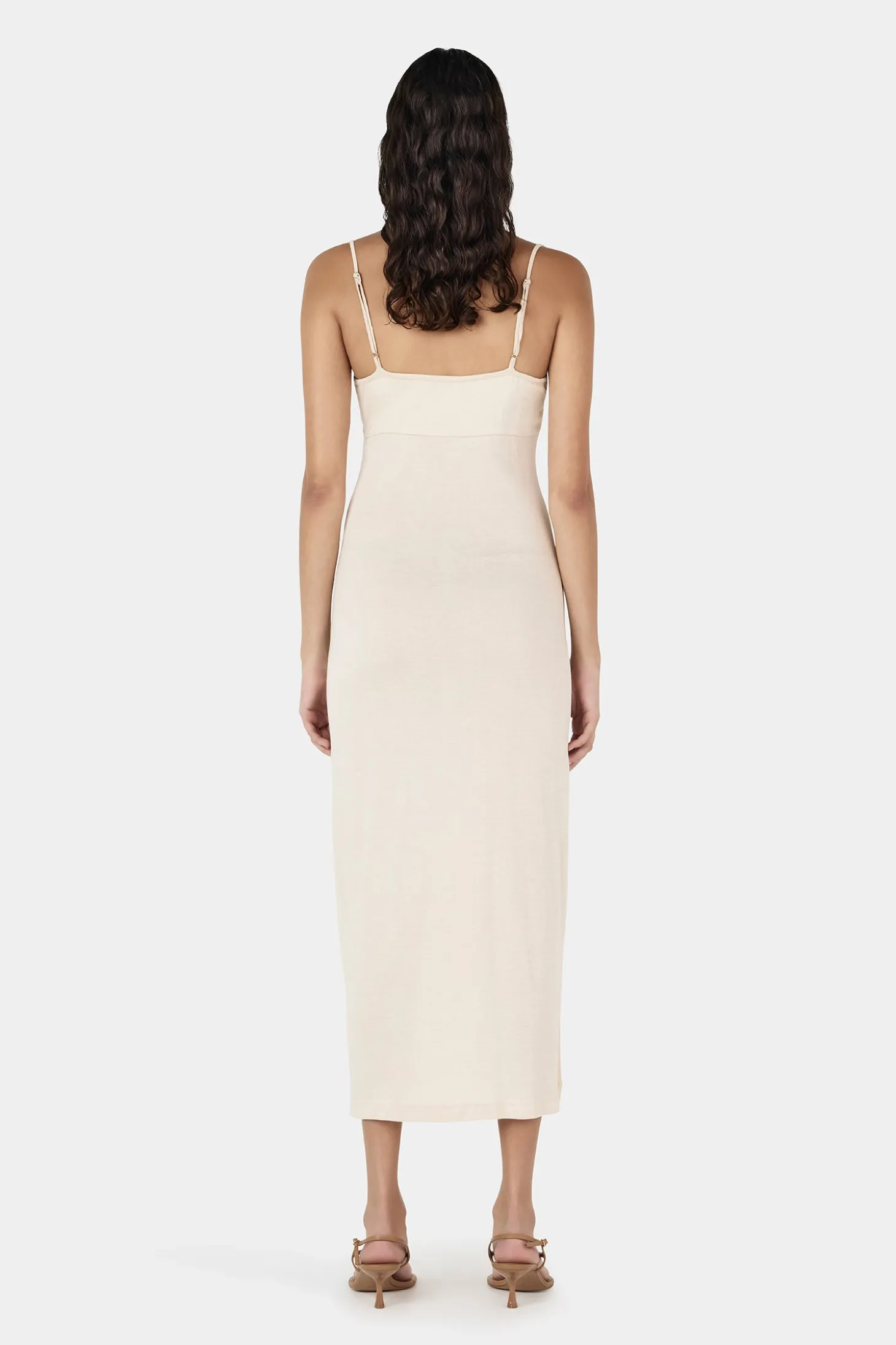 Olive Midi Dress Natural