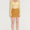 Omar Reversible Lace Top Butter