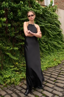 Pagen Silk Dress Black