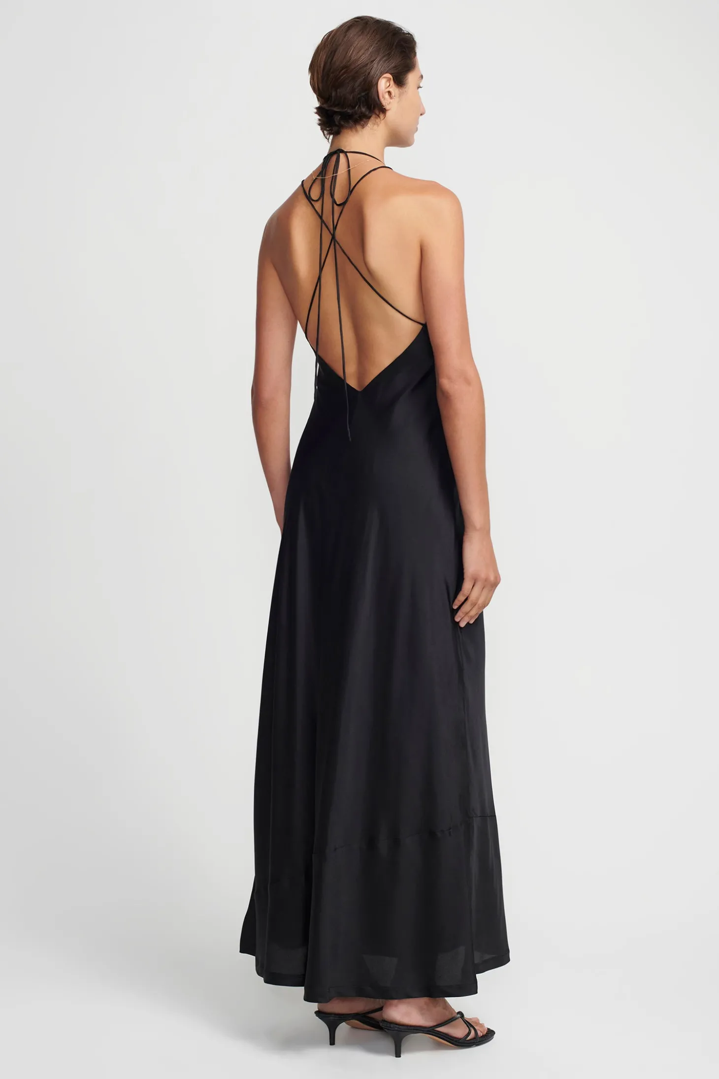 Pagen Silk Dress Black