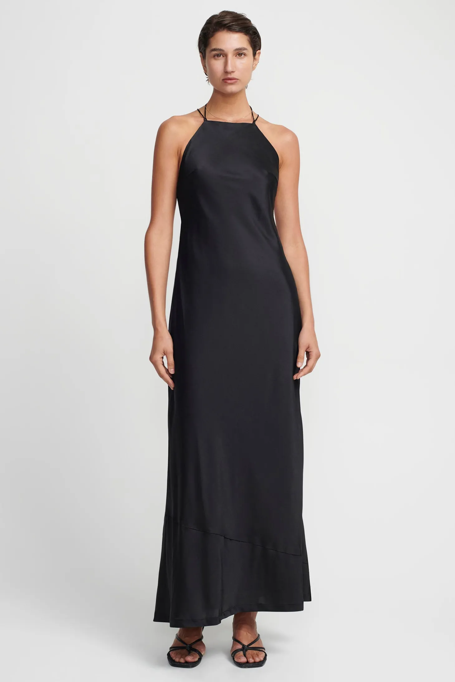 Pagen Silk Dress Black