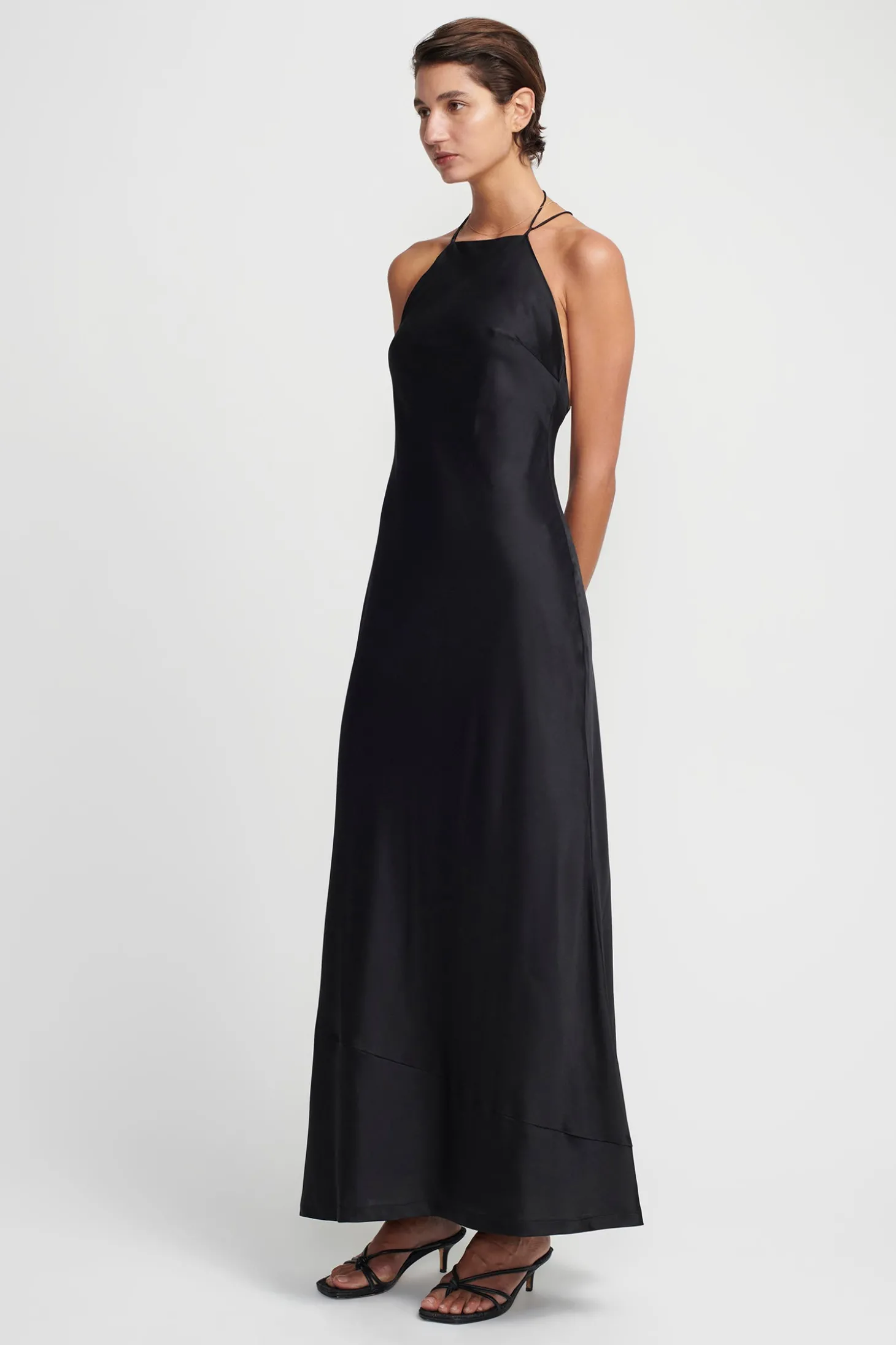 Pagen Silk Dress Black