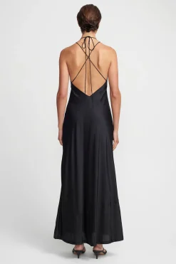 Pagen Silk Dress Black