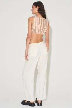 Pearl Top Stripe Handloom