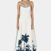 Pepper Maxi Dress Blue Hawaii