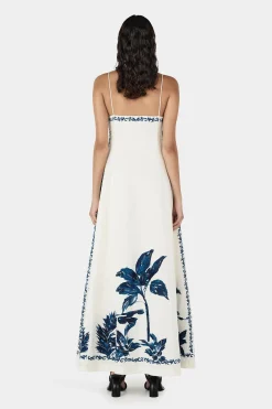 Pepper Maxi Dress Blue Hawaii
