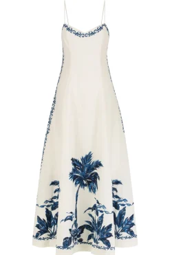 Pepper Maxi Dress Blue Hawaii