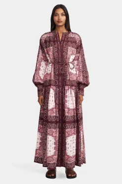 Queenie Maxi Dress Barbera Tile