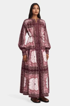 Queenie Maxi Dress Barbera Tile