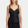 Quinn Silk Cami Black