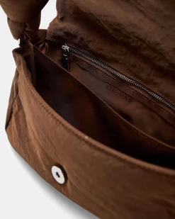 Rellino Bag Brownie Crinkle Recycled Polyester