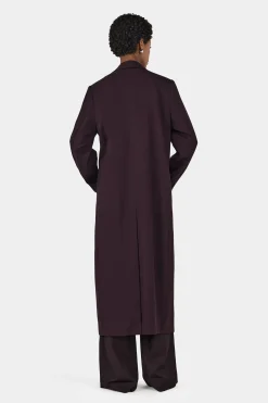 Renata Longline Blazer Plum