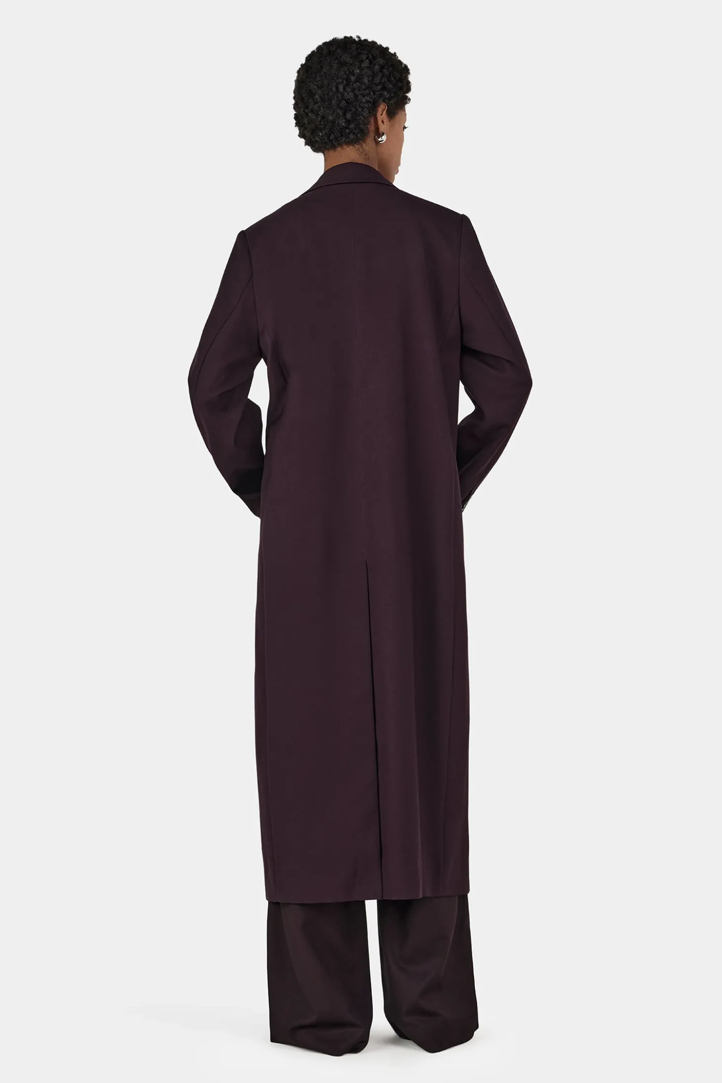 Renata Longline Blazer Plum