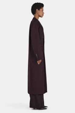 Renata Longline Blazer Plum