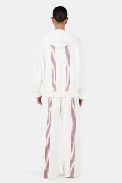 Rhya Embroidered Hoodie Cream