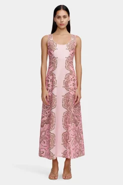 Robyn Midi Dress Bandana Fiesta