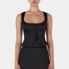Rowena Corset Top Black