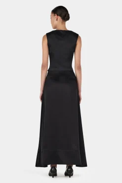 Rowena Corset Top Black