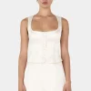 Rowena Corset Top Bone