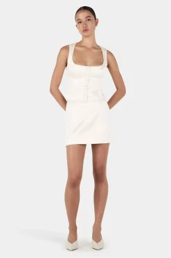 Rowena Corset Top Bone