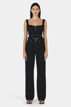 Ryan Straight Leg Jean Washed Black