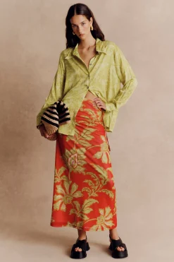 Sabina Skirt Fuchsia Fern