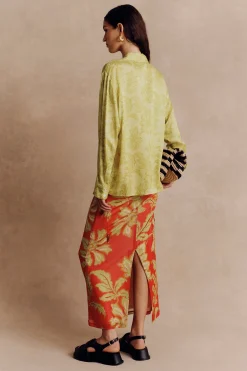 Sabina Skirt Fuchsia Fern