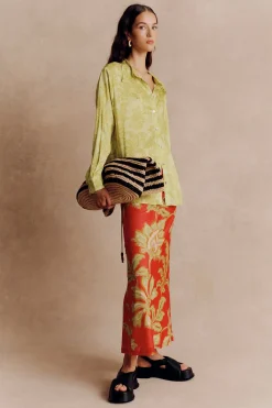 Sabina Skirt Fuchsia Fern