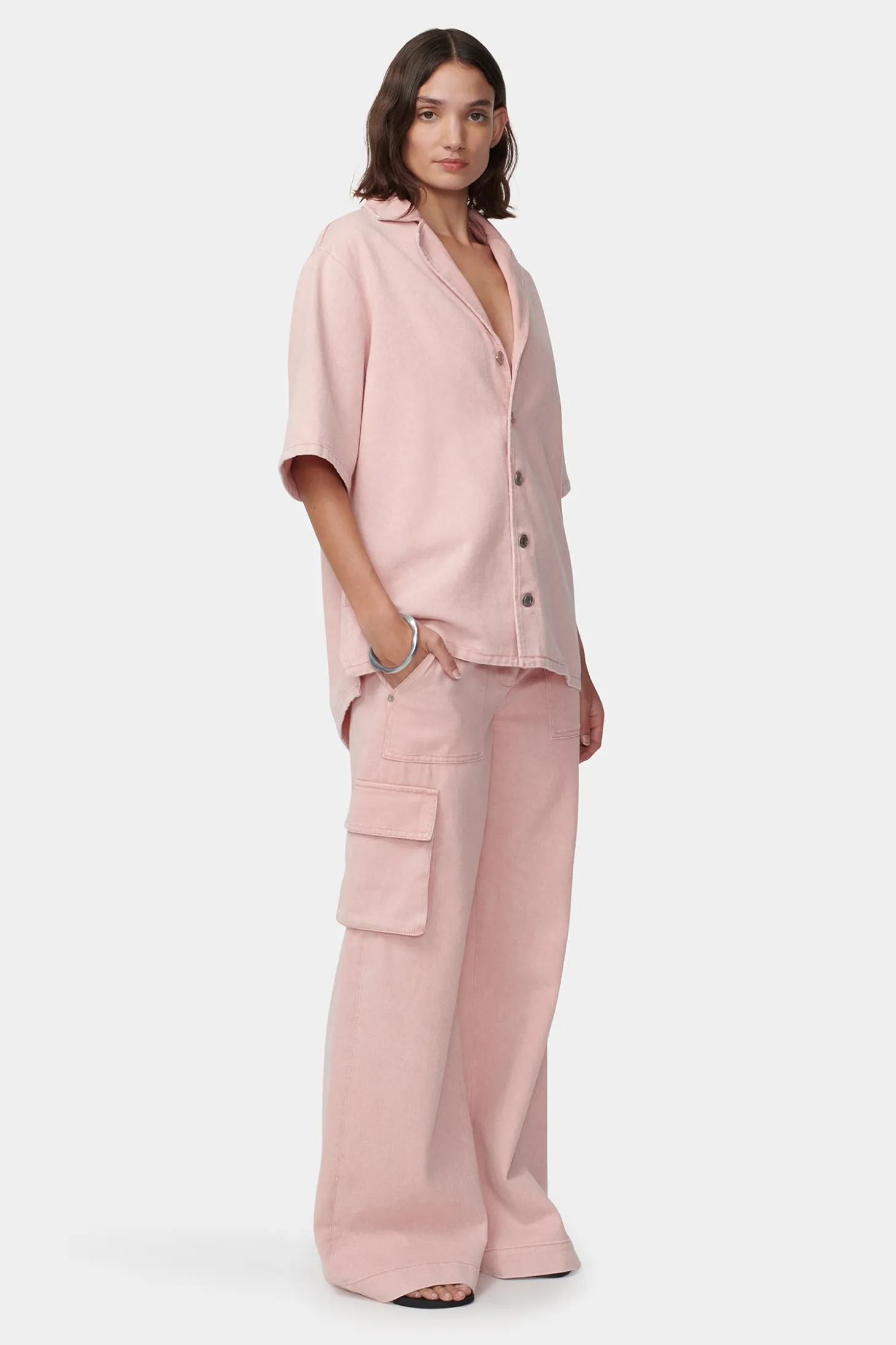 Salvador Denim Pant Blush