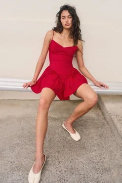 Sonja Mini Dress Samba Red