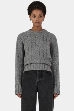Stevie Knit Jumper Grey Marle