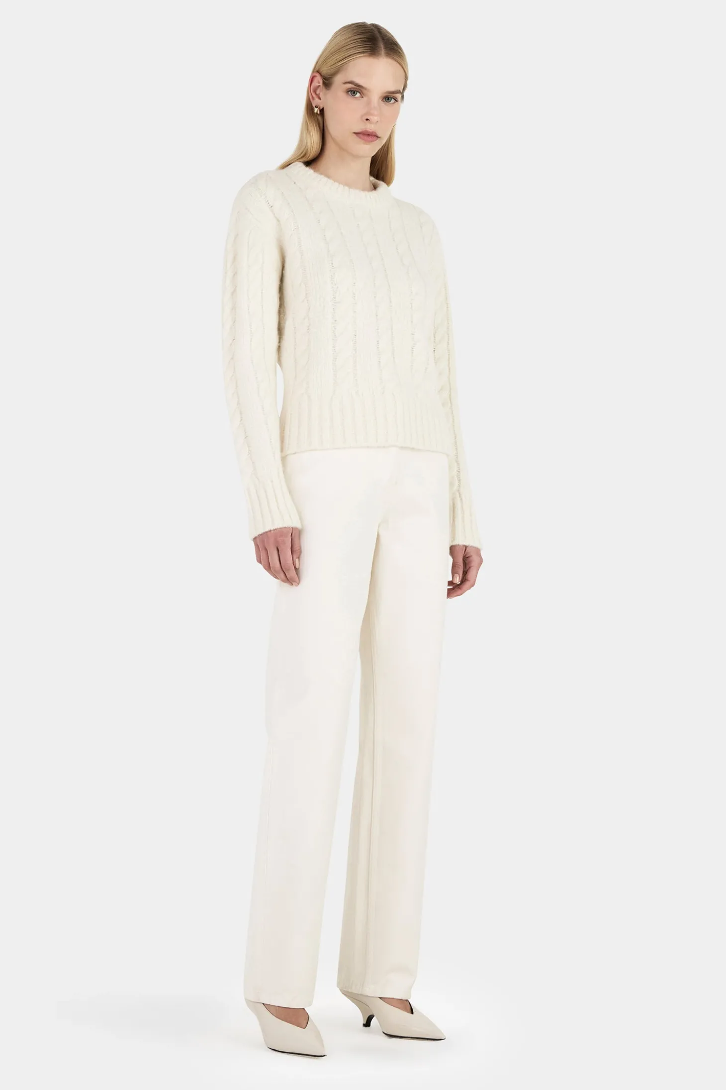 Stevie Knit Jumper Ivory
