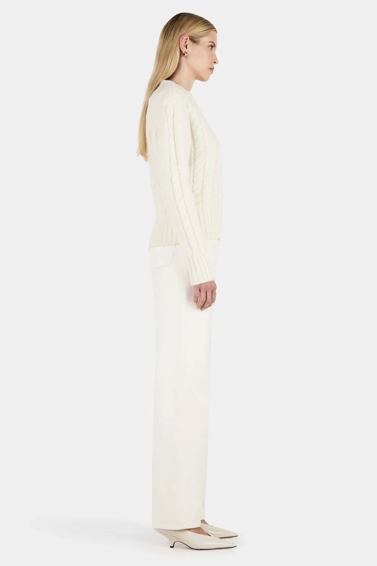 Stevie Knit Jumper Ivory