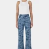 Sue Wide Leg Jean Indigo Paisley