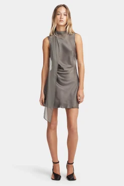 Suki Mini Dress Dusty Olive PRE-ORDER